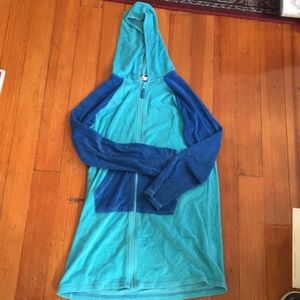 Blue kid size swim coverup